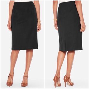 Pendleton Vintage Black Virgin Wool Pencil Skirt 10